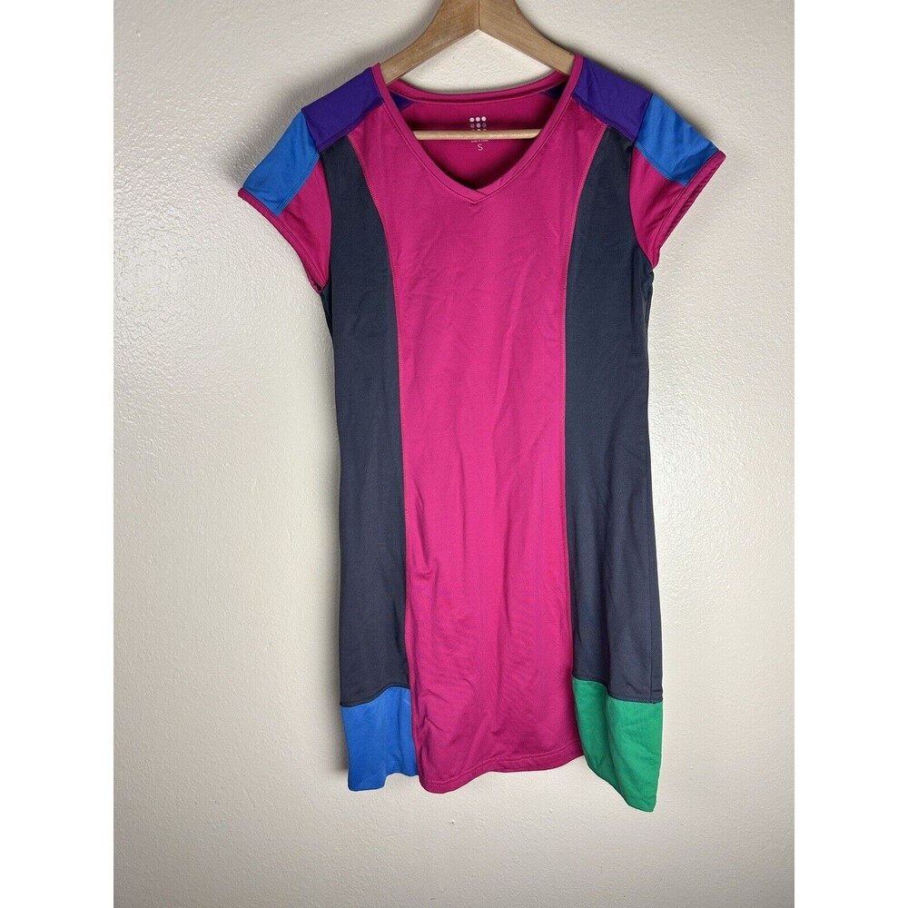 Title Nine Dress S Active Tennis Pickleball T-Shirt Hiolani Colorblock Gidget